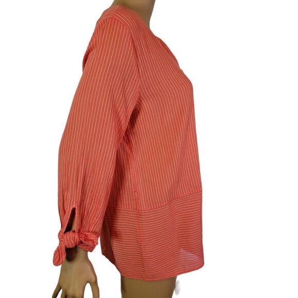 Liz Claiborne Striped Tunic Top (Size S) - Picture 2 of 7